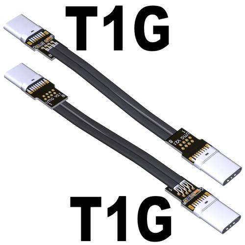 C타입 to USB-C 슬림 90 도 각도 어댑터 케이블 보조배터리 유연한 케이블 PD USB C 충전 데이터 케이블 USB 2.0 실리콘 와이어 19,030원