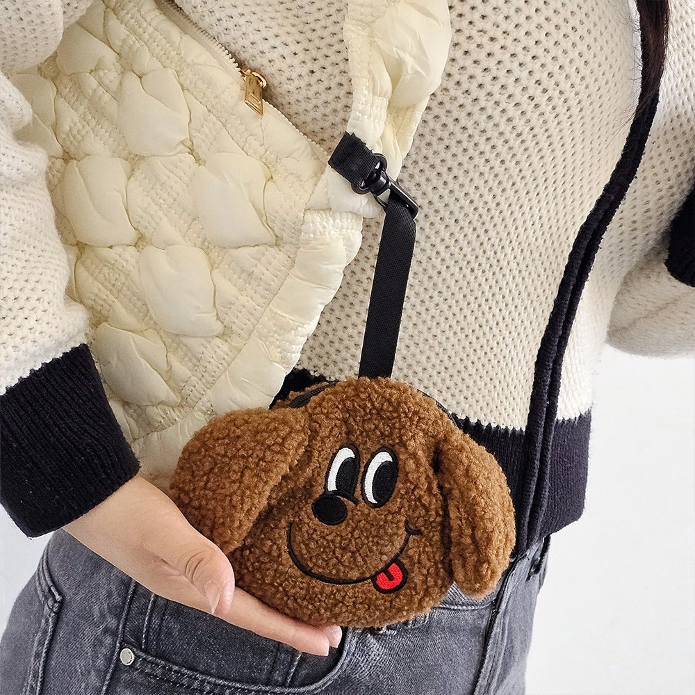 일호장신구 뽀글 댕댕이 풉백 파우치 배변봉투 롤형+파우치 귀여운 외출용품, 1개, 1개입, 메롱브라운 13,200원