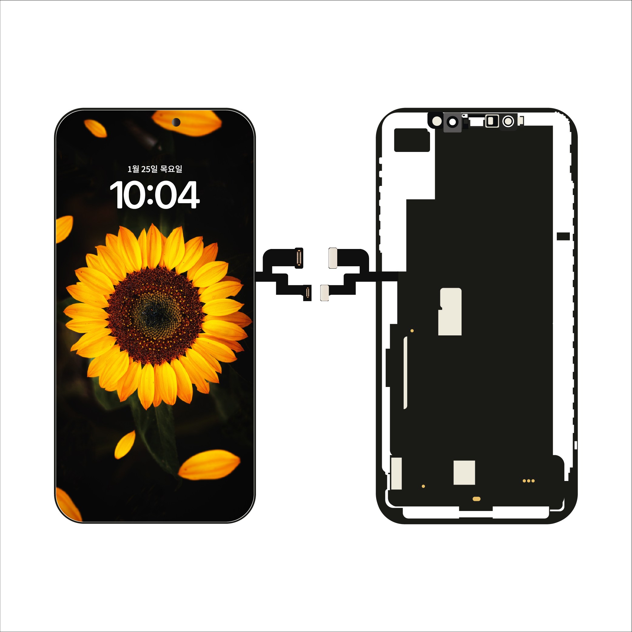 아이폰액정 아이폰XS 액정수리 아이폰액정파손 아이폰액정교체 아이폰자가수리, 1개 45,000원