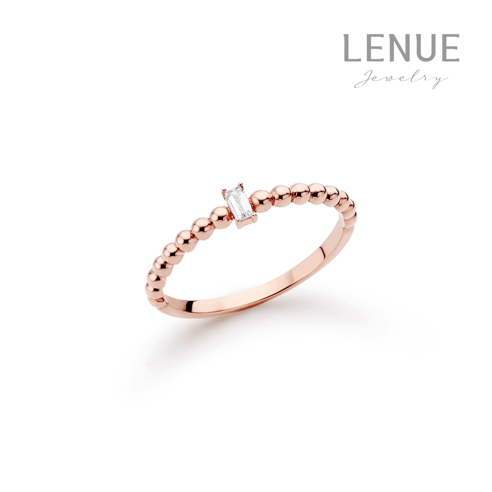 레뉴 리콰드로 포인트 가드링 큐빅 반지 / 14K 골드 18K 바게트 레이어드 애끼링 우정링 389,000원