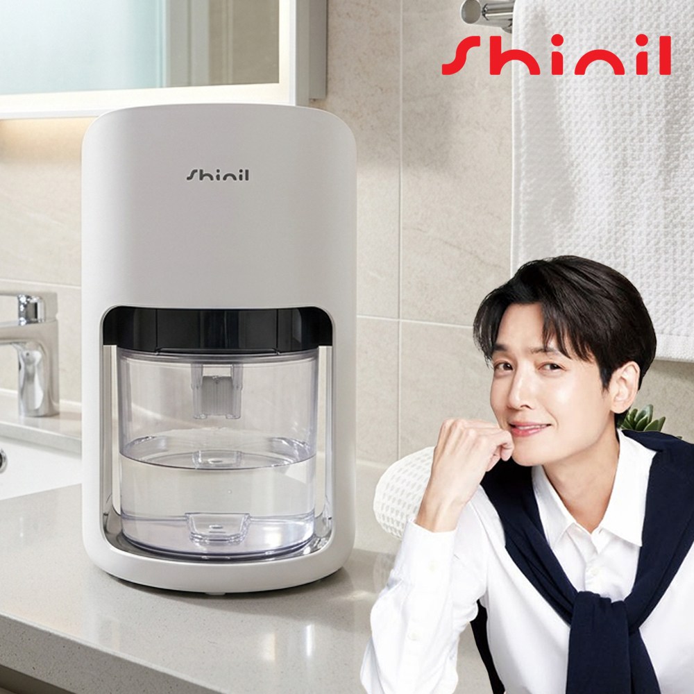 신일 저소음 욕실 원룸 드레스룸 미니제습기 1.2L (만수감지센터/펠티어방식), SDH_WIN326KPDW 92,000원