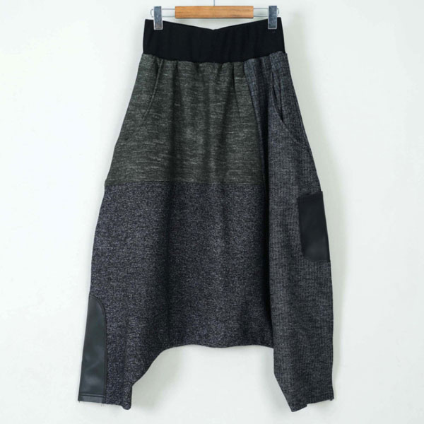 벅시루 여성 스카프세트 조각배색 모아주니 기모 울혼방 오버핏 군살커버 하렘팬츠 똥싼 배기바지 72,300원