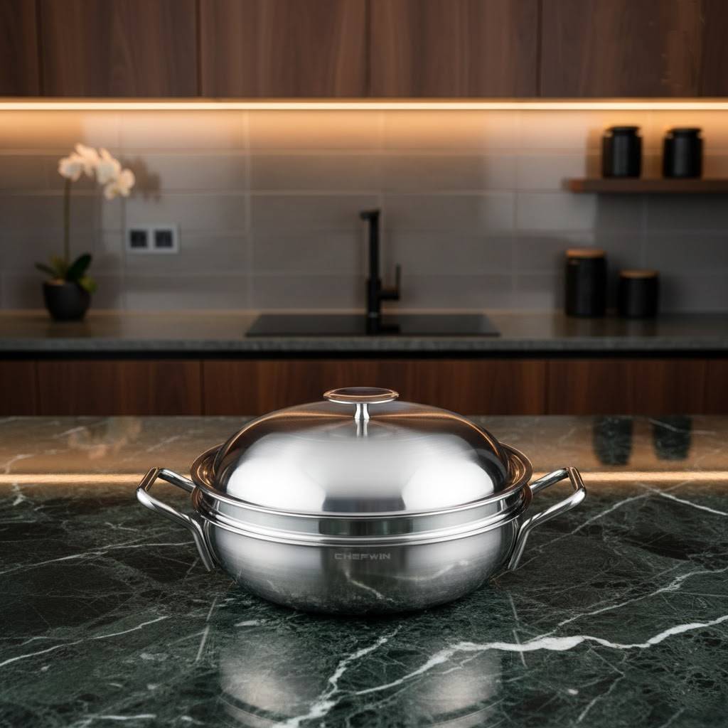 쉐프윈 316STS 커퍼코어 통5중 파티웍 28 cm, 1개, 28cm 249,000원