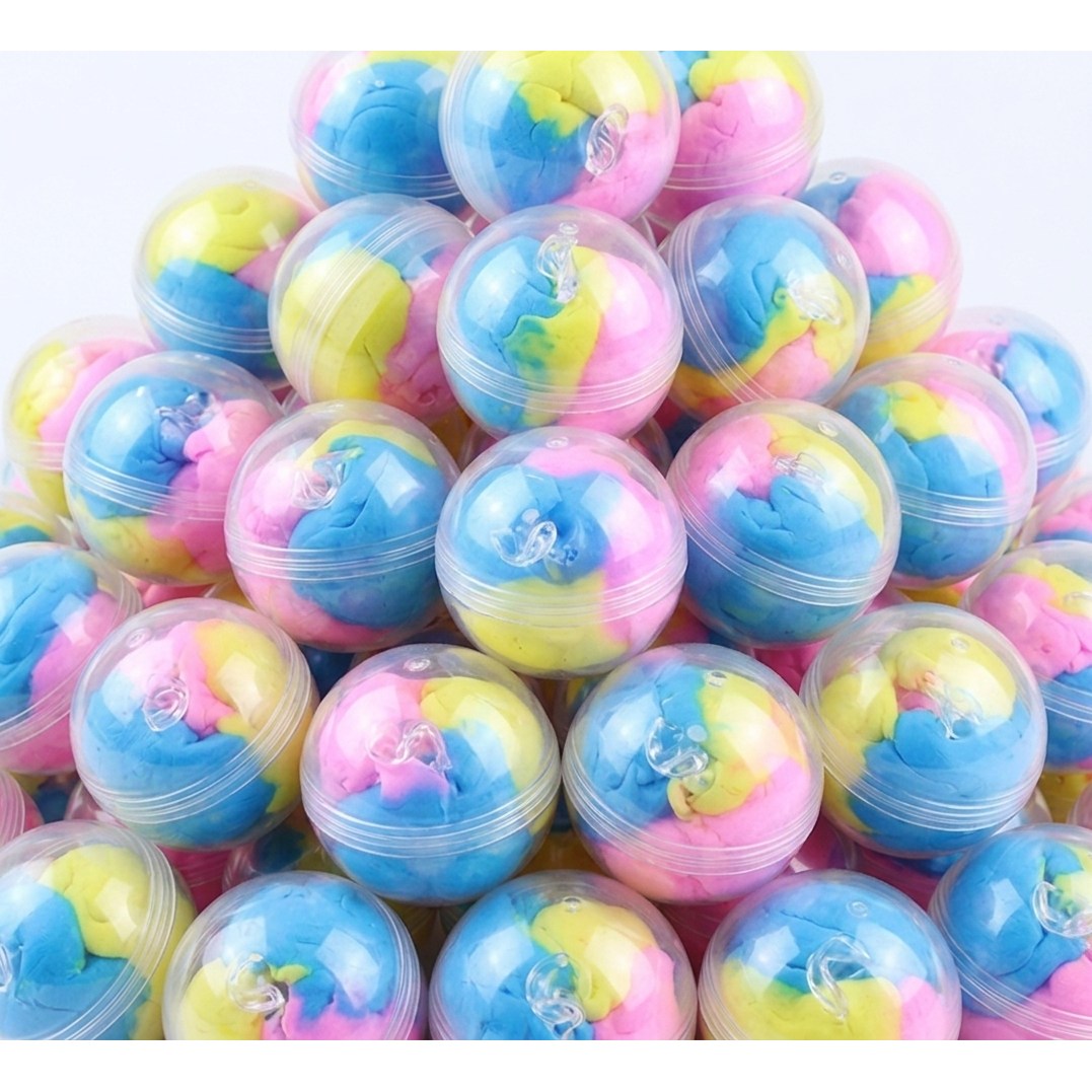베스트한 왁뿌볼 쫀득 말랑이 왁스뿌시기 스트레스볼 무지개색 촉감놀이 장난감, 2개, 3가지 혼합색상 15,800원