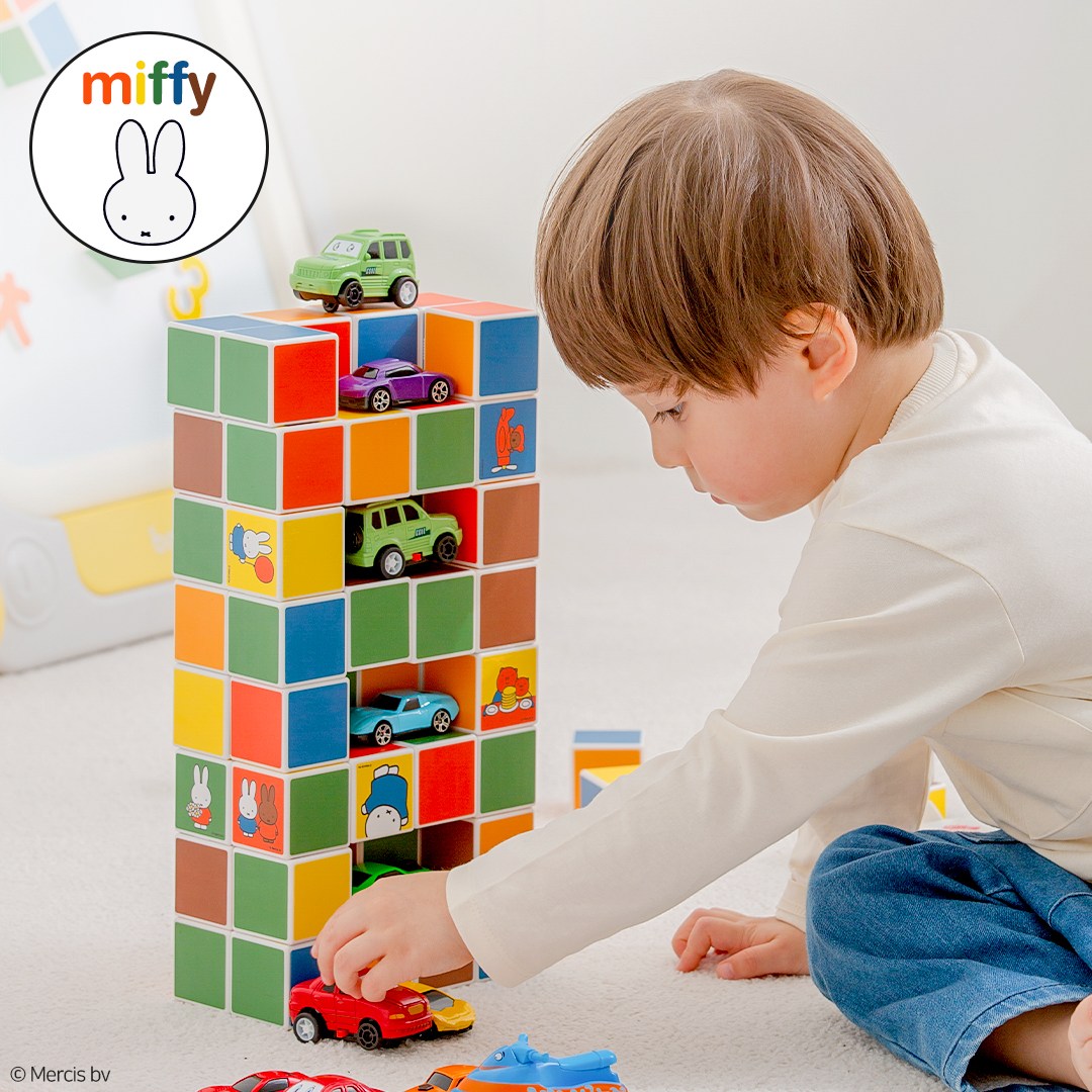 그로우러닝 미피 자석블럭 학습교구 장난감 32pcs, 혼합색상, 1세트 59,950원