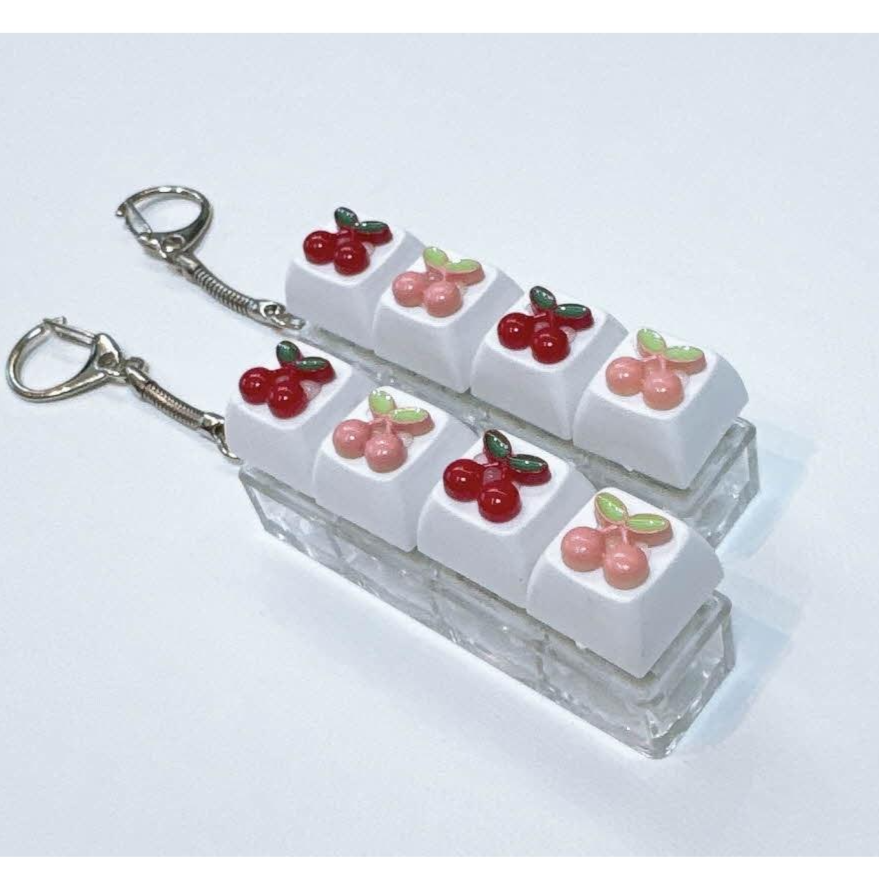 피크닉 과일 키보드 키캡 클리커 딸깍이 키링, 1개, 체리 8,900원