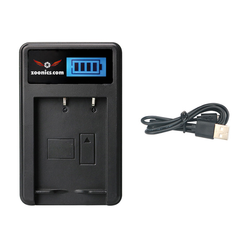 주닉스 카메라 배터리 5핀 USB 충전기 소니 캐논 니콘 호환 충전 BD1, 1개 9,020원