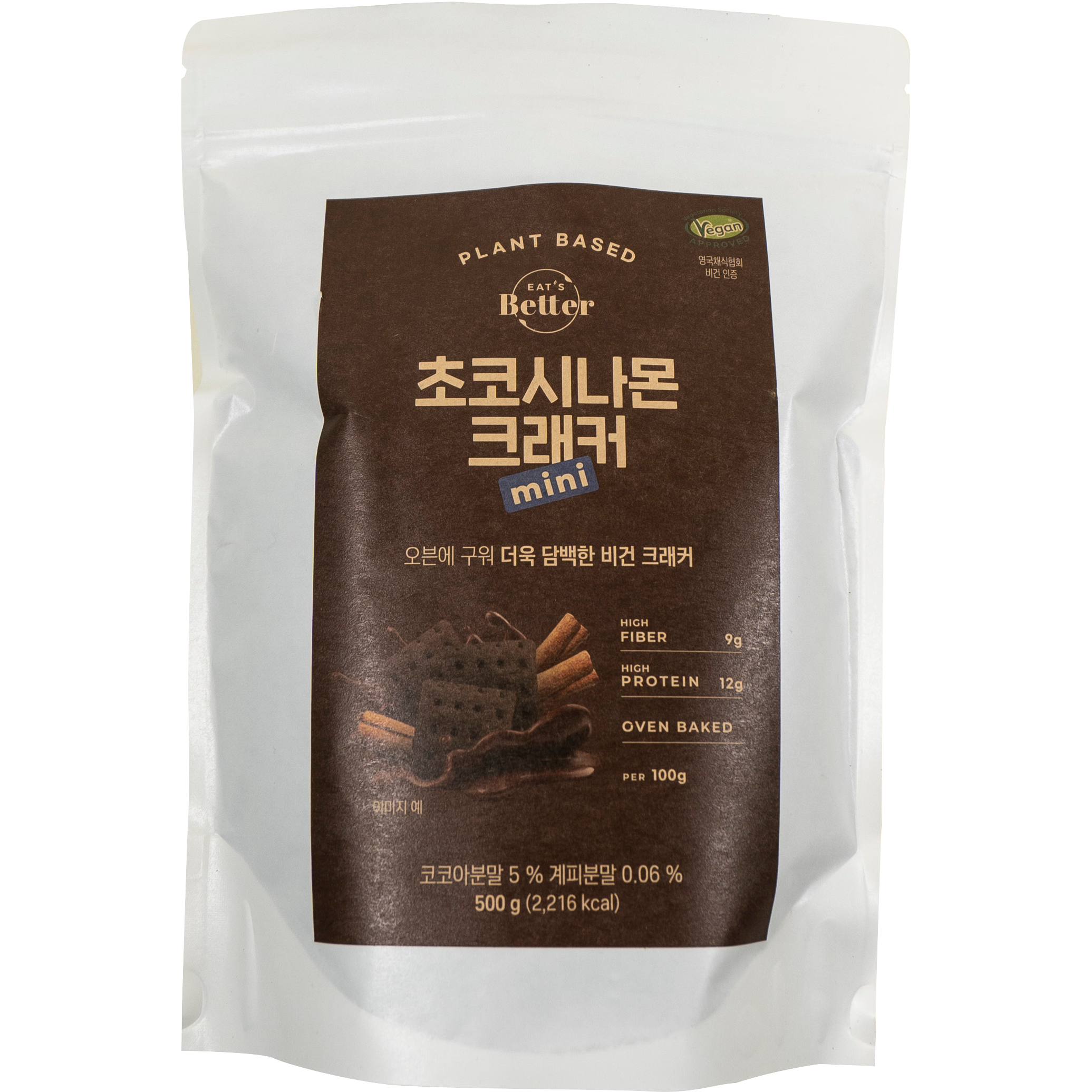 잇츠베러 크래커 mini 초코시나몬 대용량 미니크래커 사무실 카페 유치원 간식, 500g, 1개 19,900원