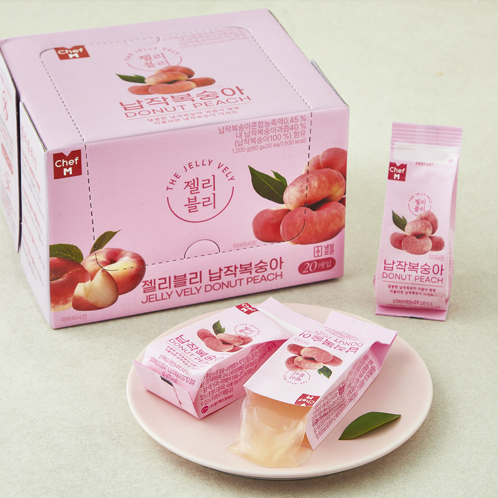 [로켓프레시] 쉐프엠 젤리블리 납작복숭아 12,560원