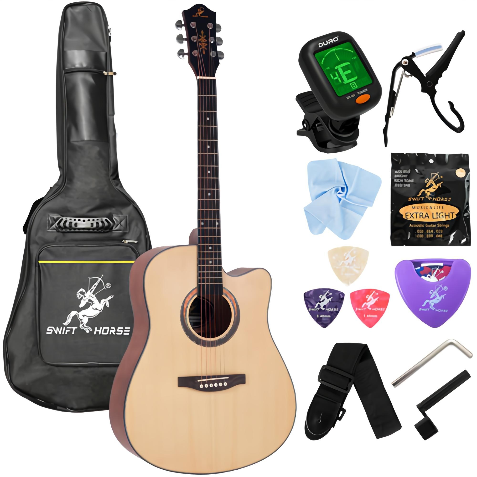 스위프트홀스 드레드넛 컷어웨이 바디 입문용 통기타 + 구성품 10종, BL381, 혼합색상, 1세트 98,000원