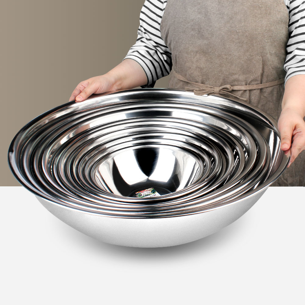 국산 스텐 믹싱볼 양푼 양푼이 세척볼 다라이 3,200원