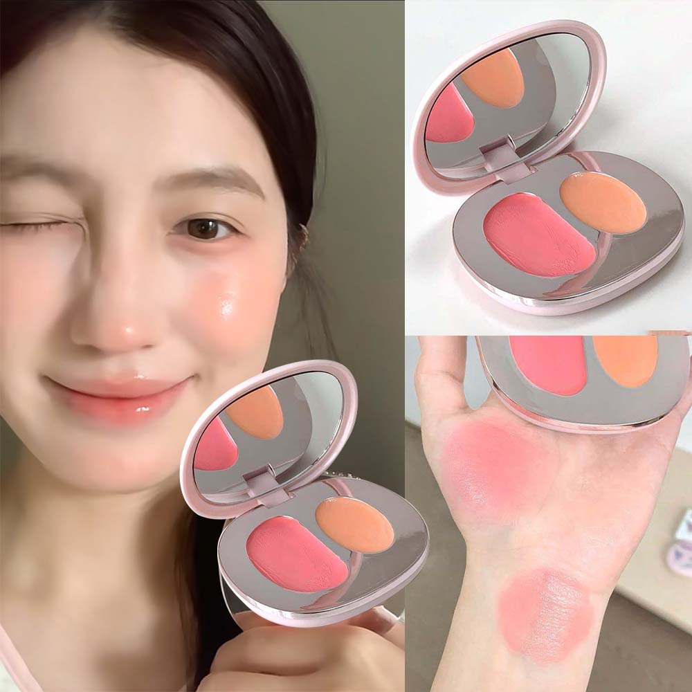 물광듀얼치크팩트블러셔 볼터치 물광 크림 블러셔 광택 볼터치 핑크 블러셔 얼굴 하이라이트 치크 젤리 하이라이트 여성 볼터치 글로우 크림 블러셔 하이라이터 글로우 오일 블러셔, 2개, 03 24,800원