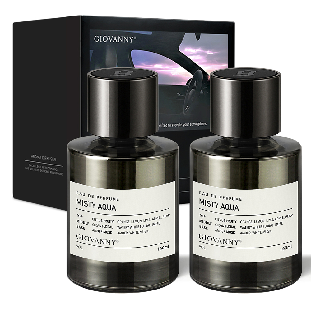 GIOVANNY 프리미엄 차량용 방향제 160ml 2p, 미스티아쿠아, 1세트 14,830원