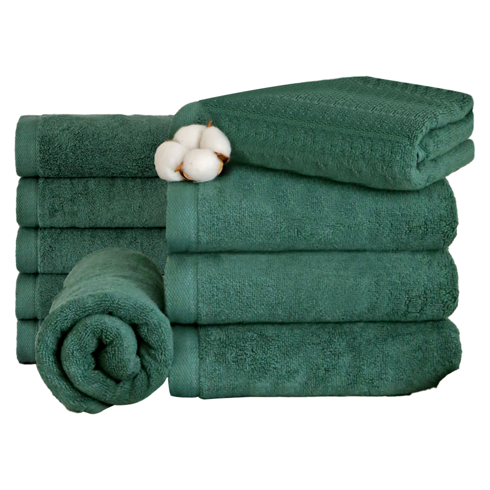 까사베르데 프리미엄 호텔타월 170g 30수 코마사, 딥그린, 10개 28,200원