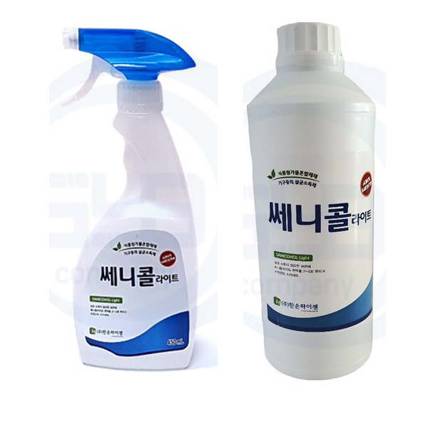 세니콜라이트 살균소독제 발효알콜 인체무해 450ml 1리터 4,690원