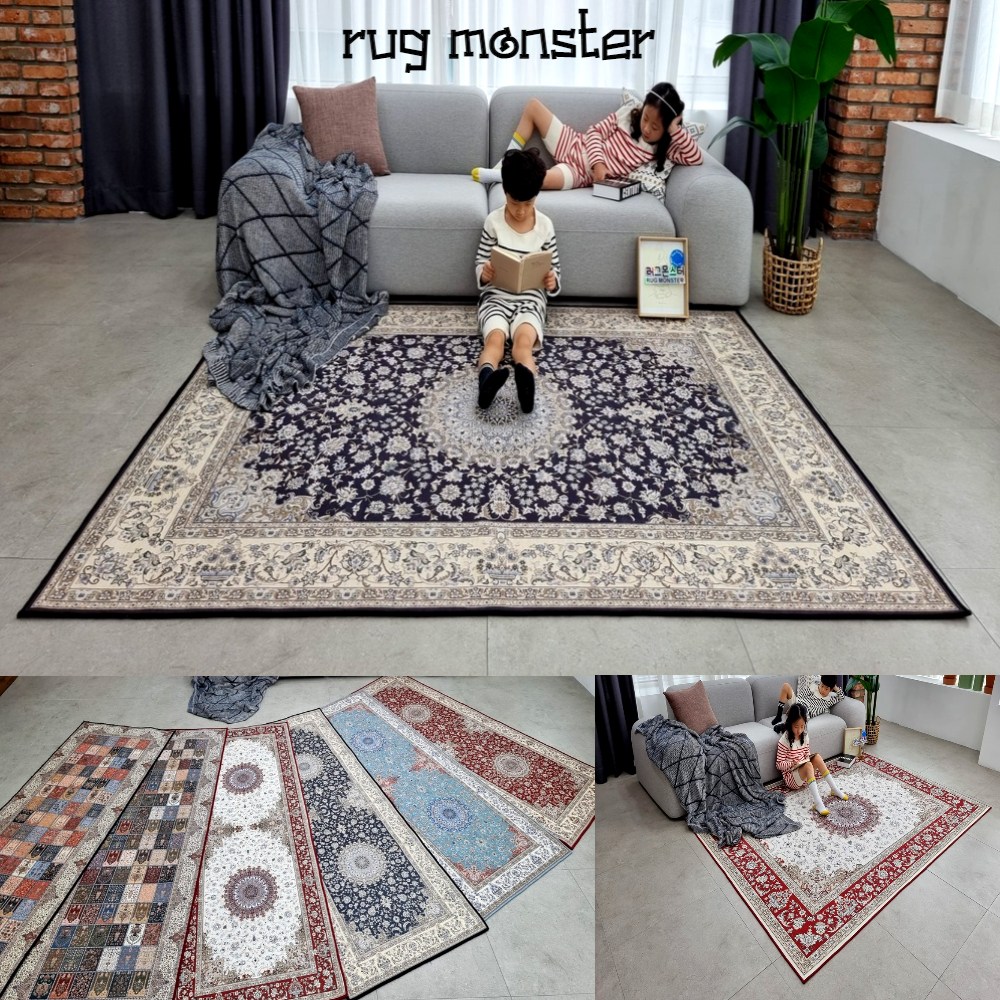 페르시안러그 워셔블 사계절 카페트 고급 클래식 북유럽 엔틱 평직 러그 거실 식탁 주방매트 125,000원