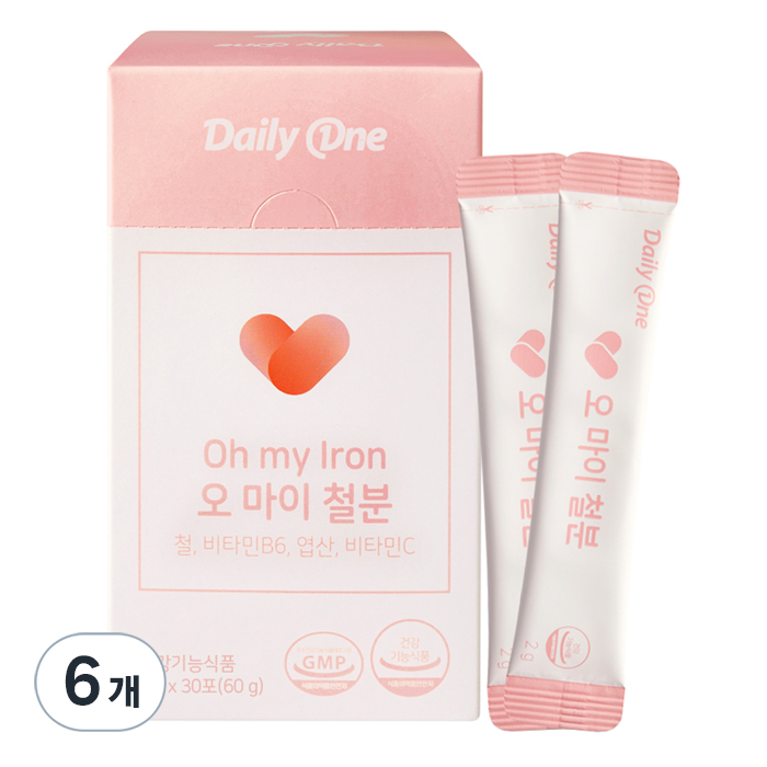 데일리원 오 마이 철분 30p, 6개, 60g 38,620원