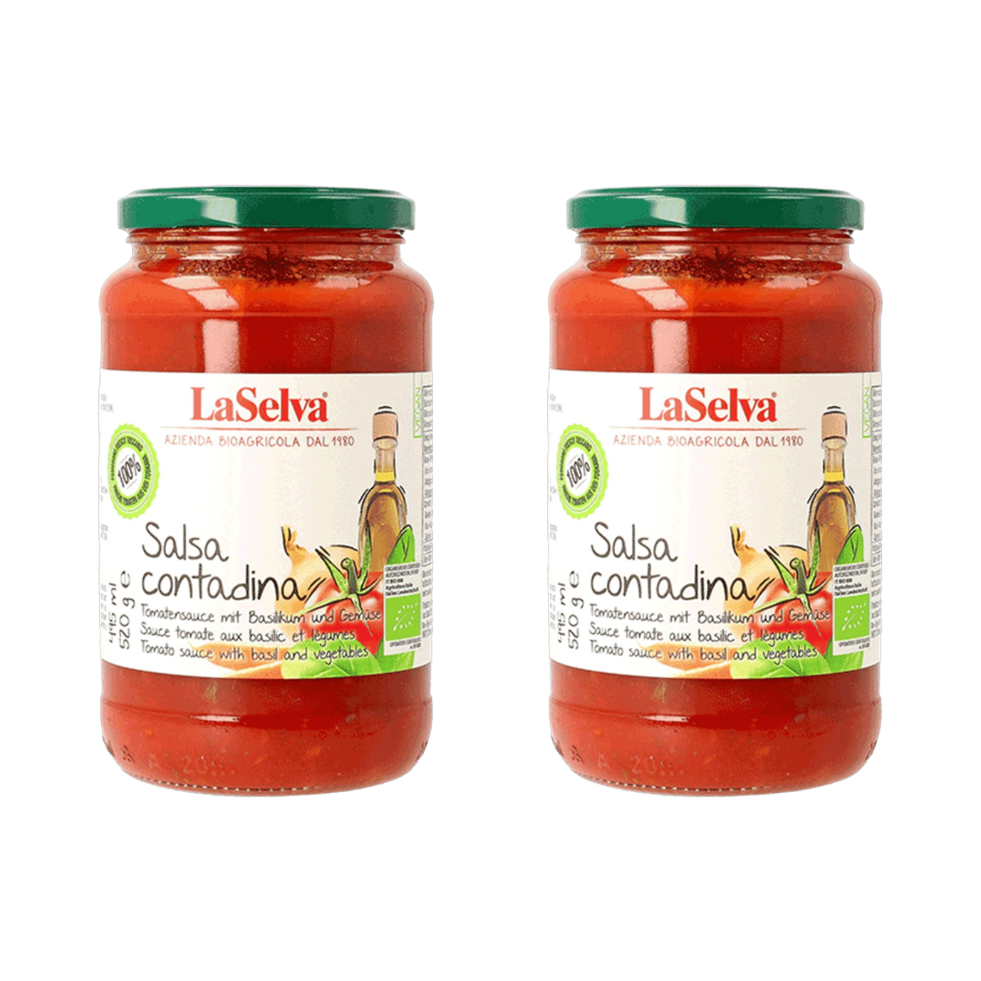 라셀바 이탈리아 유기농 100% 무설탕 저염 토마토 퓨레, 2개, 520g 18,600원