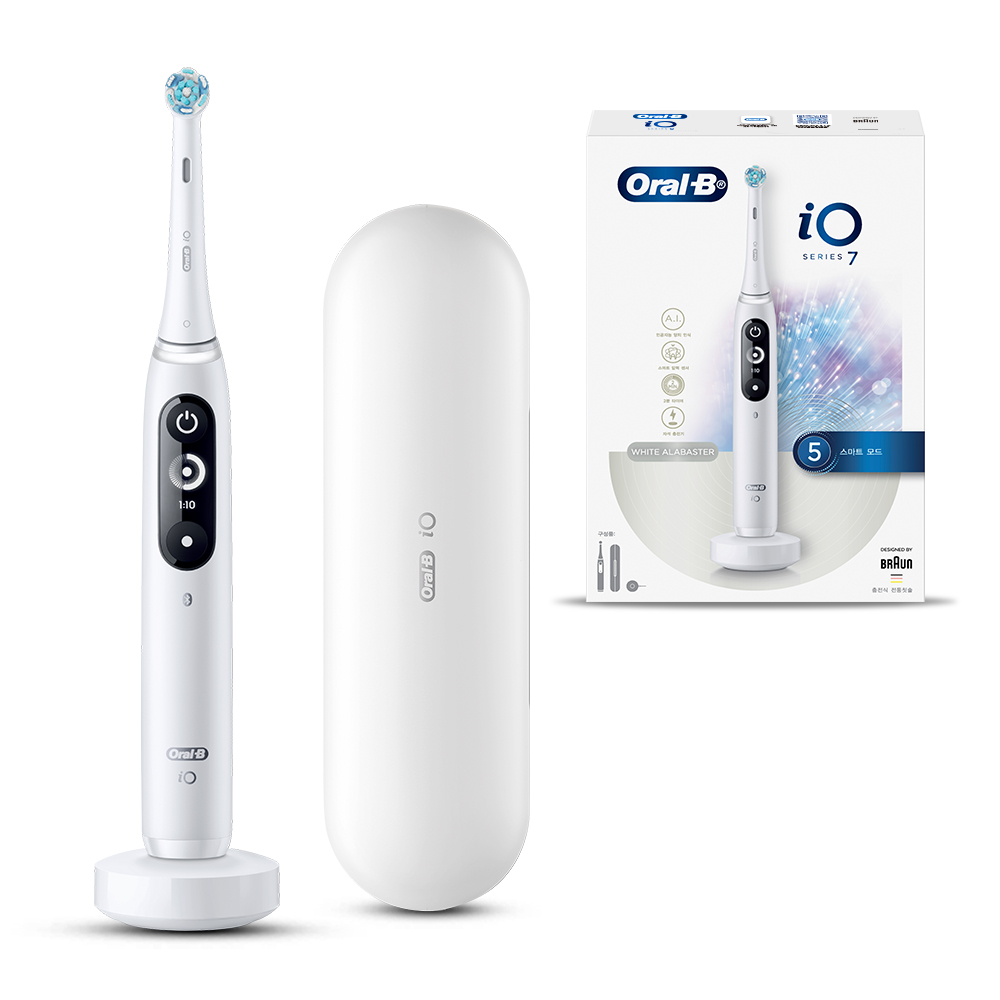 오랄비 iO7 전동칫솔 알라바스터 259,700원