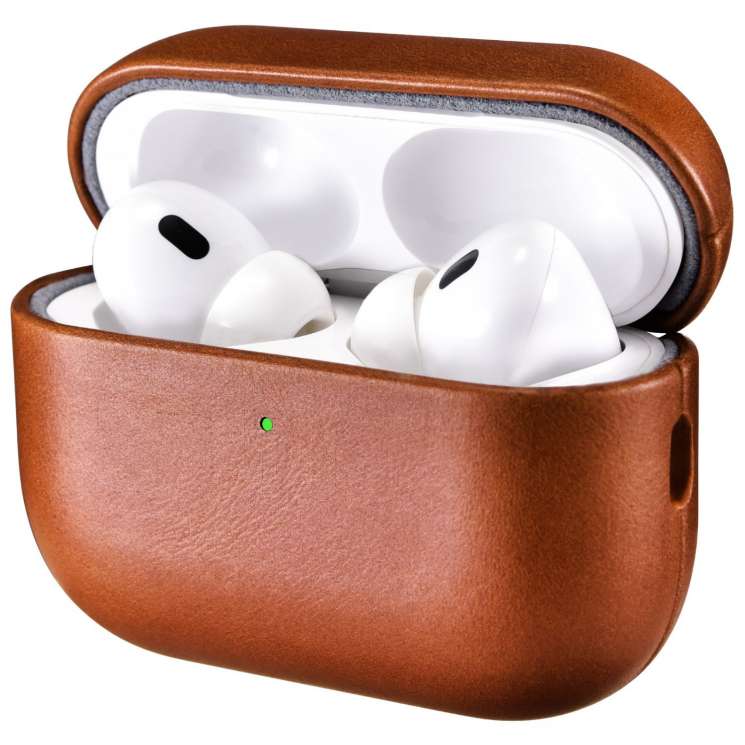 에어팟 프로3 이어폰 케이스 아이폰 무선 이어폰 케이스 가죽 소가죽 케이스, 갈색, AirPods Pro3 27,900원
