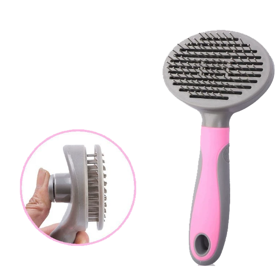 모아펫 반려동물 브러쉬 원터치 슬리커, 핑크, 1개 9,250원