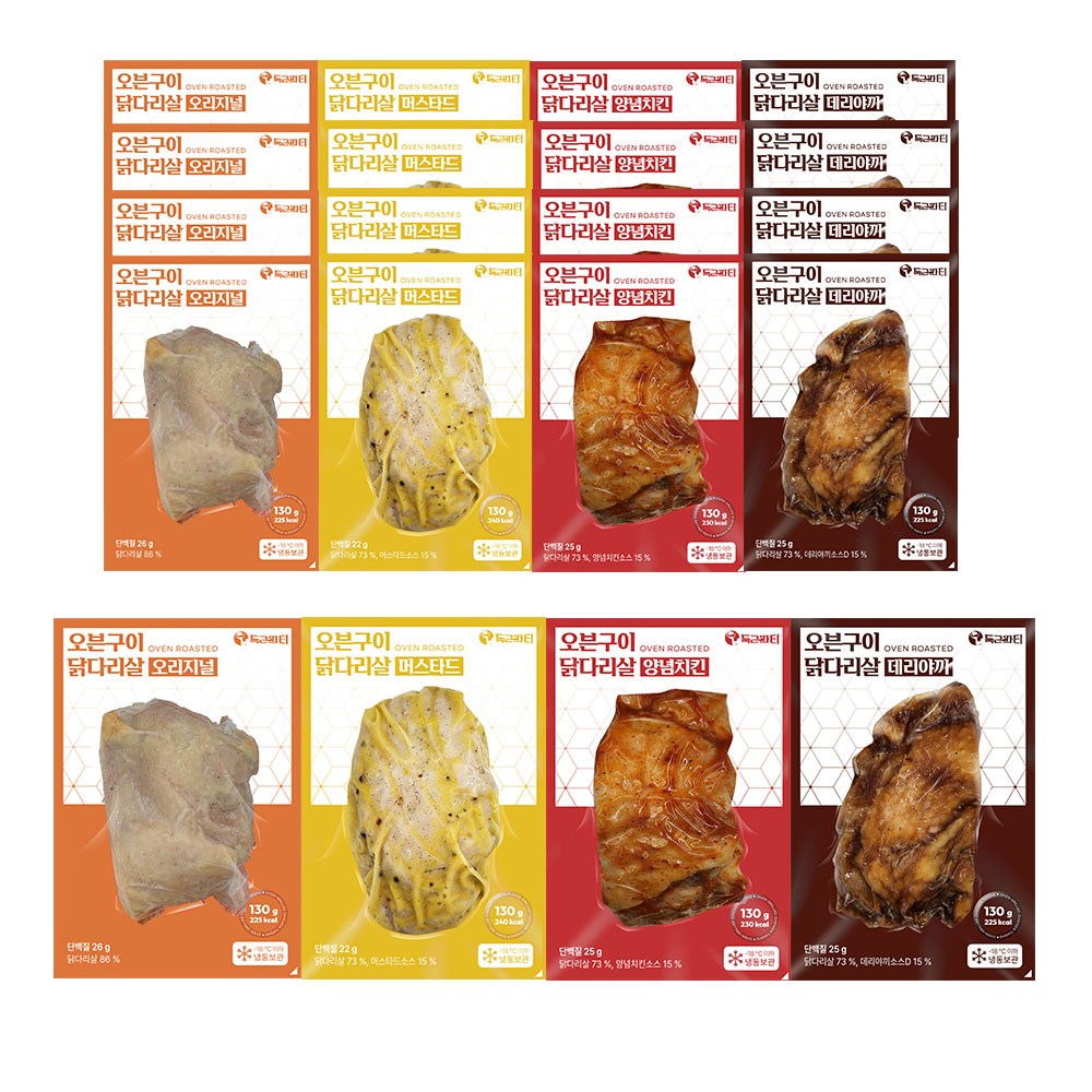 득근파티 오븐구이 닭다리살 4종 혼합 66,880원