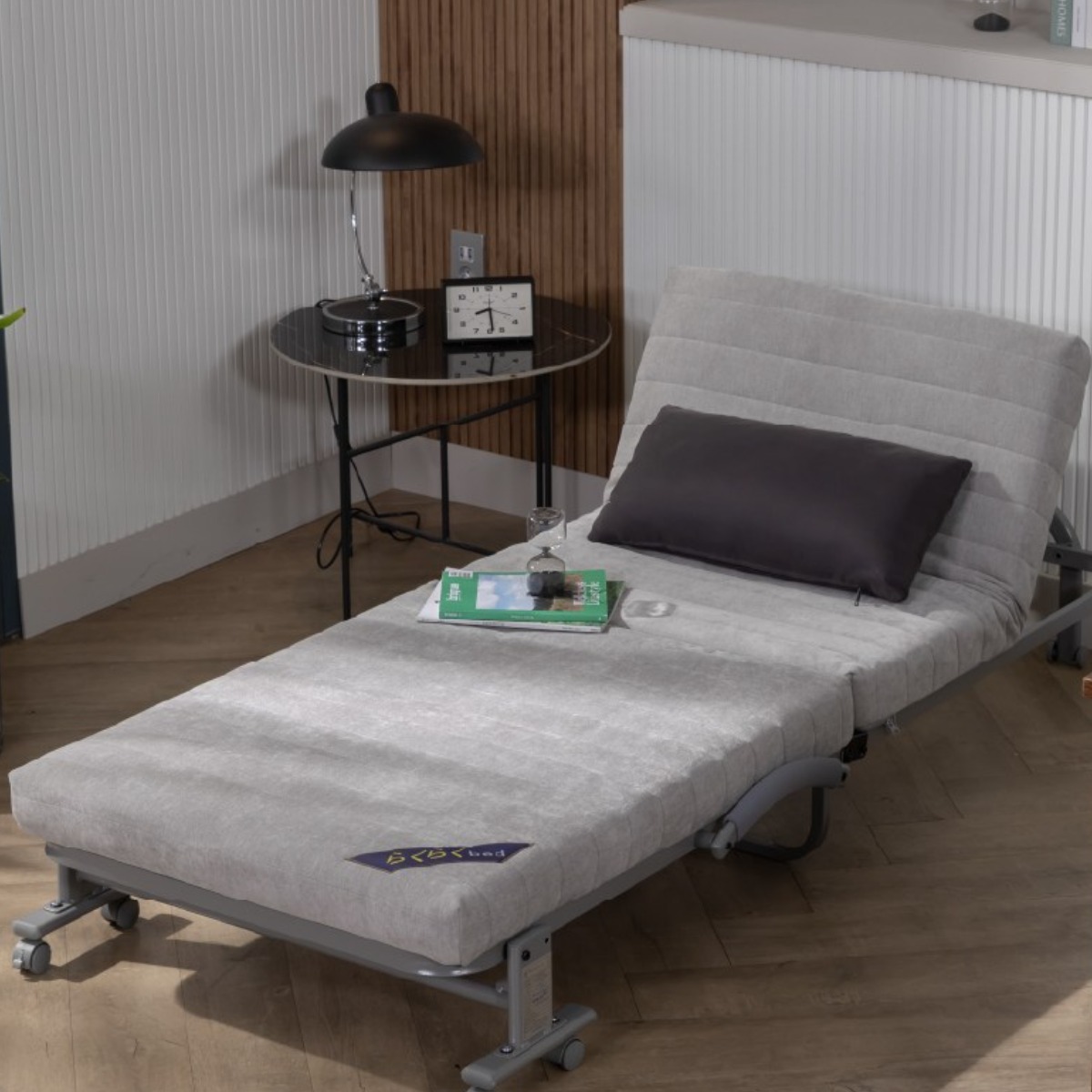 라꾸라꾸 접이식침대 싱글형 이동식 간이침대 1인용, 그레이 229,000원