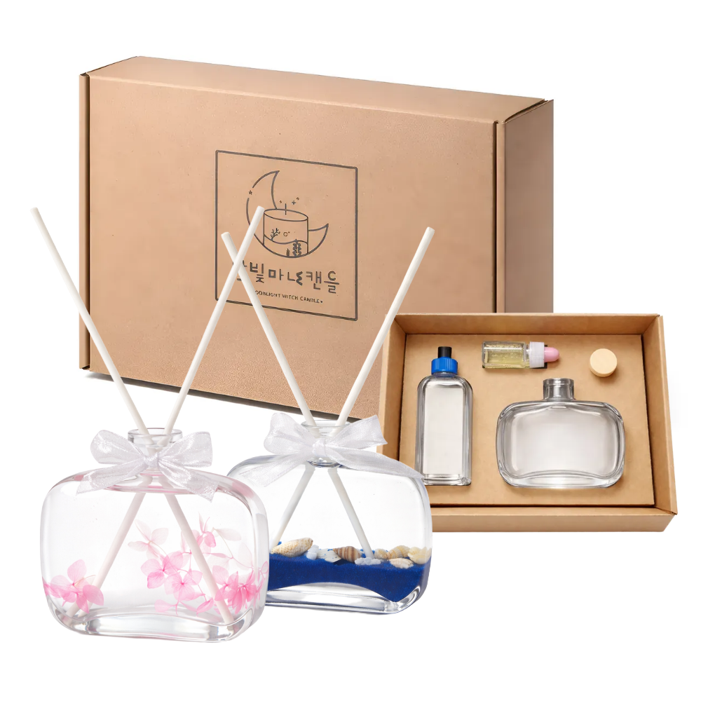 DIY상품 바다 꽃 플라워 디퓨저 DIY 만들기 키트 실내용, 클린코튼, 1개 18,900원