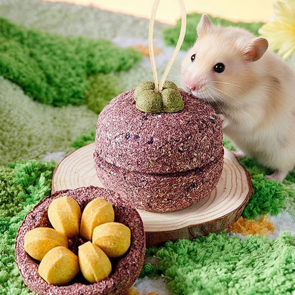 햄스터 간식 YEE 망고스틴 이갈이 스낵 토이 140g, 1개 9,500원