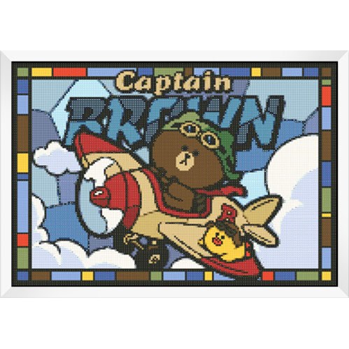 DIY 보석십자수 도안형 38*52 라인프렌즈 다이아몬드 페인팅, 1개 36,000원