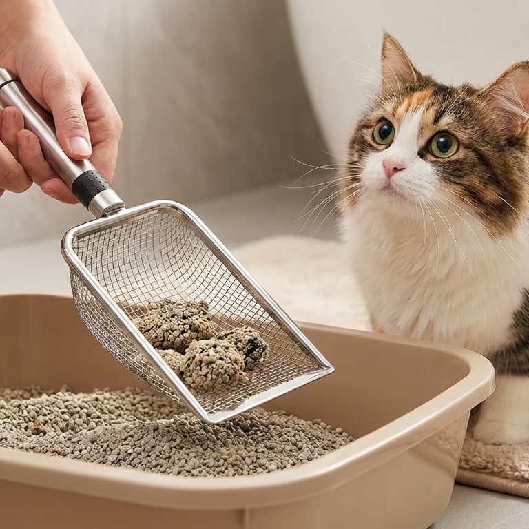 슈나온 촘촘 고양이 모래삽 올스텐 깔끔한 감자캐기 4,900원