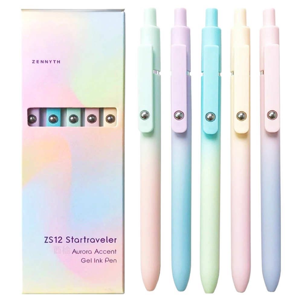 위드스타 번지지 않는 퀵 드라이 젤펜 5종 세트, 1세트, 혼합색상 8,900원