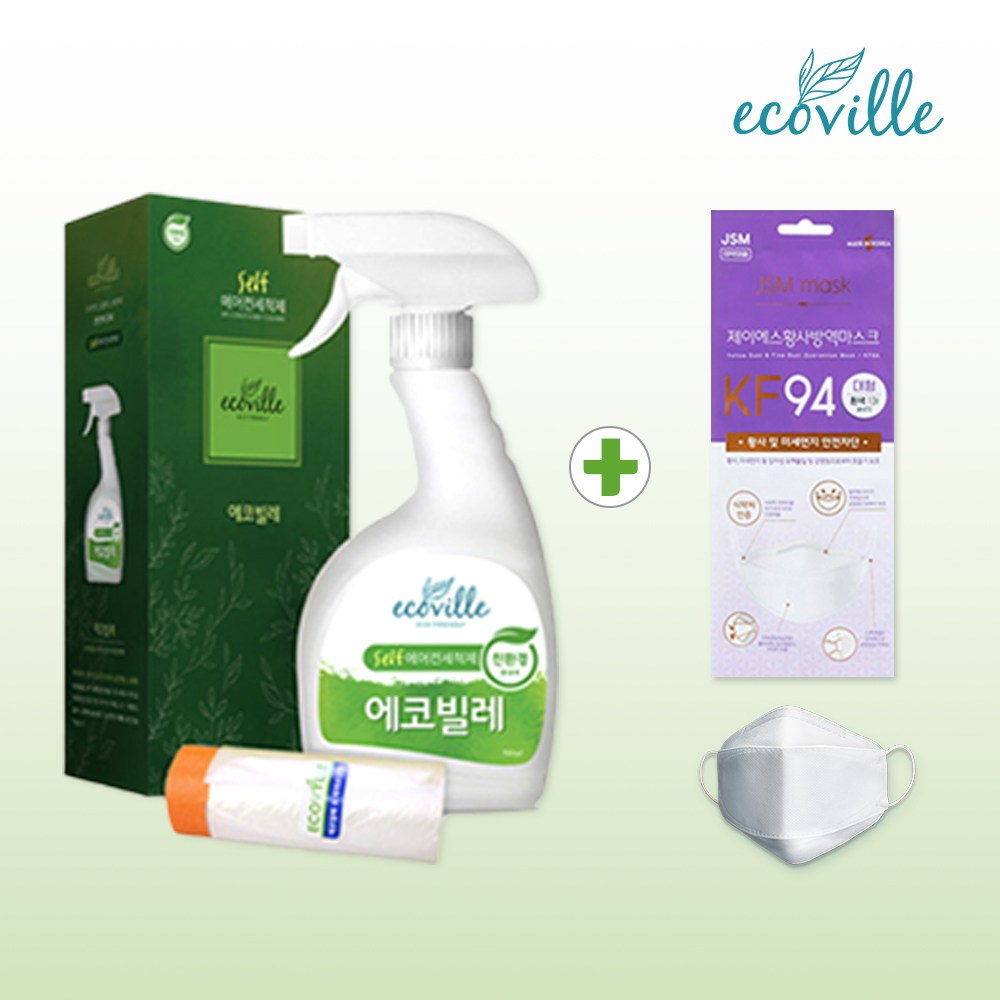 친환경 에어컨 셀프 세척제 청소제 에코빌레 500ml 에어컨청소 세정제 37,500원