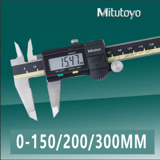 Mitutoyo 미쓰도요 500-196-30 고정밀 스텐 디지털 버니어 캘리퍼스, 0-150mm, 1개 30,300원