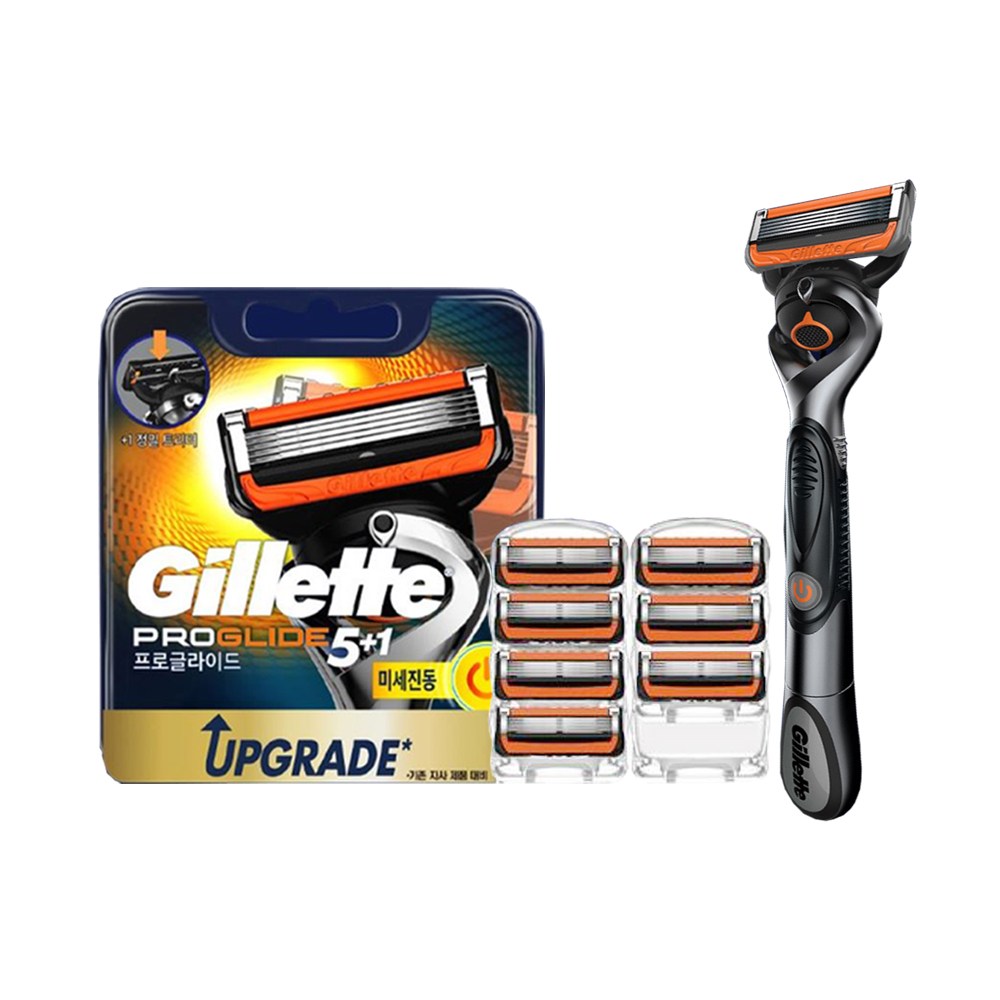 질레트 프로글라이드 파워 면도기 핸들 1입 + 면도날 8입 48,860원