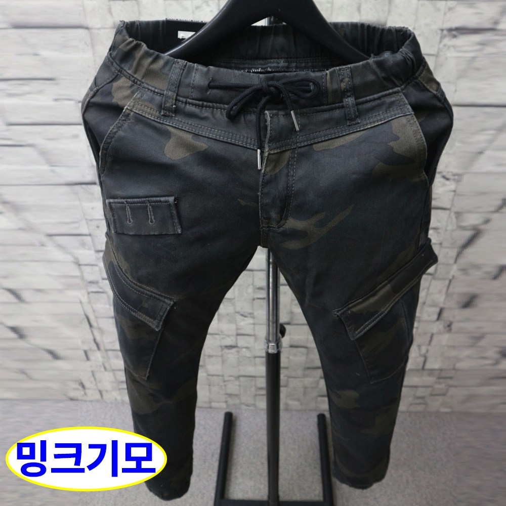 추샵 3컬러 겨울 밍크기모 카모 조거 카고바지 남자 스판 따뜻한 밴딩팬츠 데일리 작업복 49,500원