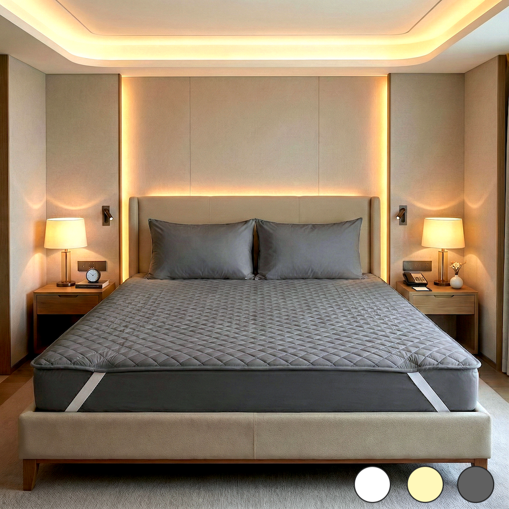 엣지홈 호텔 순면 침대패드 고정밴드 알러지케어 누빔 매트리스 이불 패드 슈퍼 싱글 퀸 킹 26,800원