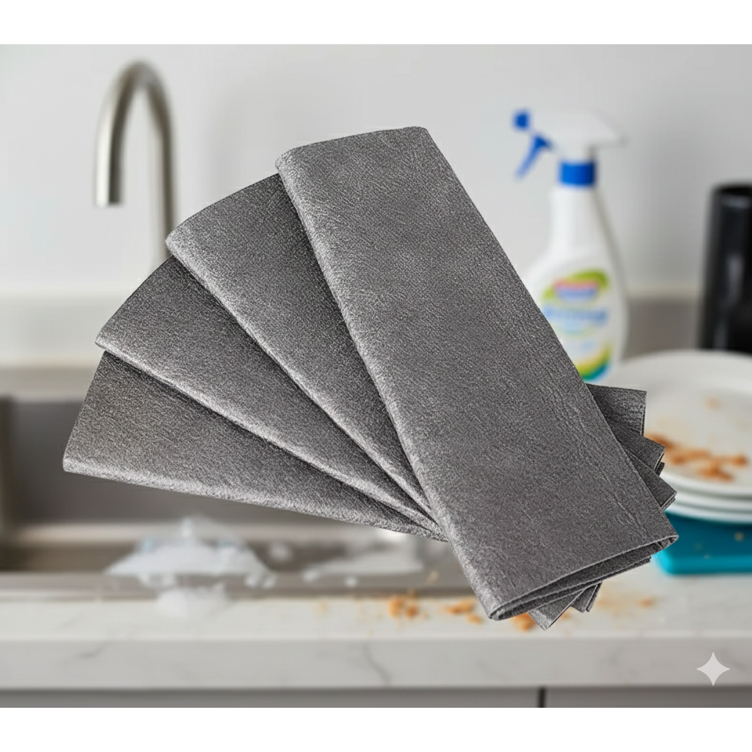 STH 정품 30*30cm 5장 요술행주 유리행주 매직행주 주방행주 청소용 걸레 극사세 얼룩제거, 5개 10,000원