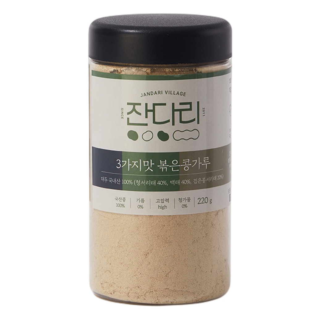 잔다리마을 3가지맛 볶은 콩가루, 220g, 1개 9,000원