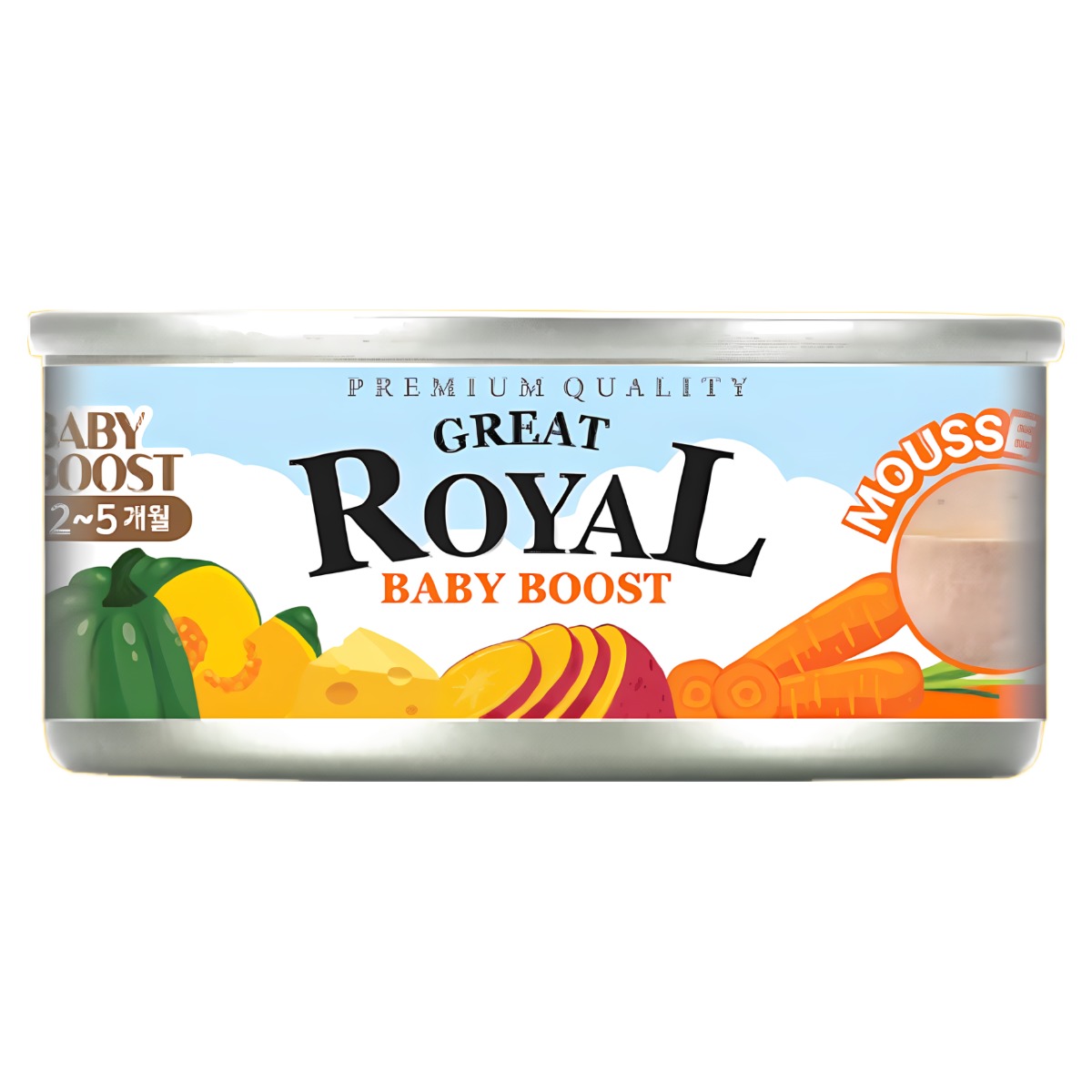 프리미엄로얄 그레이트 베이비 고양이 부스트 무스 주식캔, 닭, 60g, 30개 18,900원