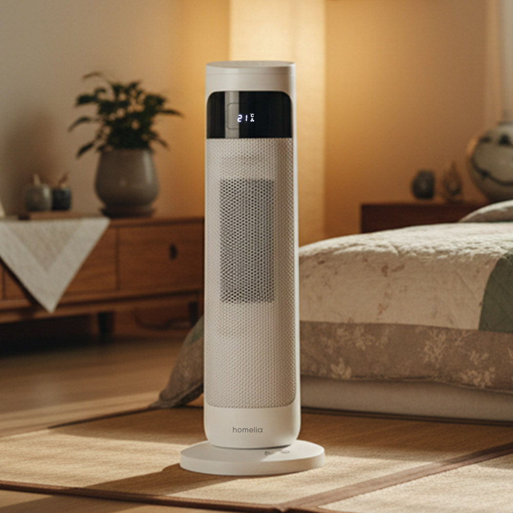 홈리아 가정용 온풍기 전기 사무실 PTC 소형 거실 미니 히터 원룸 저전력 59,800원