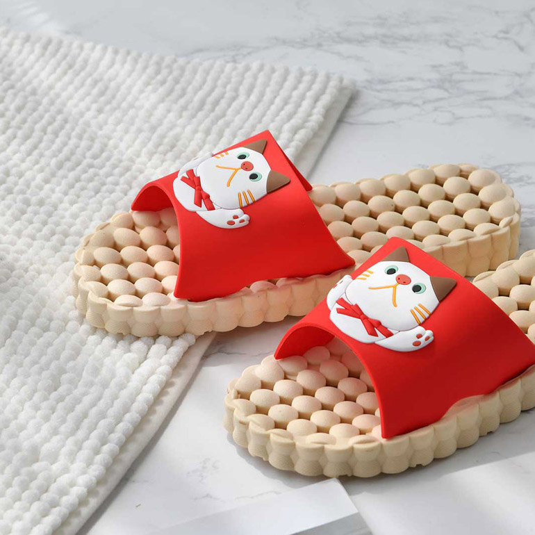 국산 야옹이 물빠짐 욕실 슬리퍼 6color 베란다 화장실 미끄럼방지 욕실화 11,900원