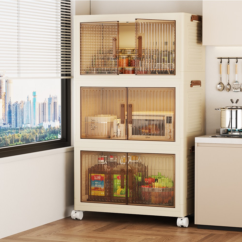 홈위시 이동식 대용량 수납장 접이식 다용도 폴딩 정리함 34,900원