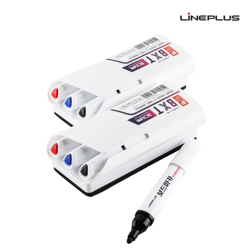 라인플러스 국산 보드마카 + 화이트보드 지우개 자석부착 BXT 세트 3,220원