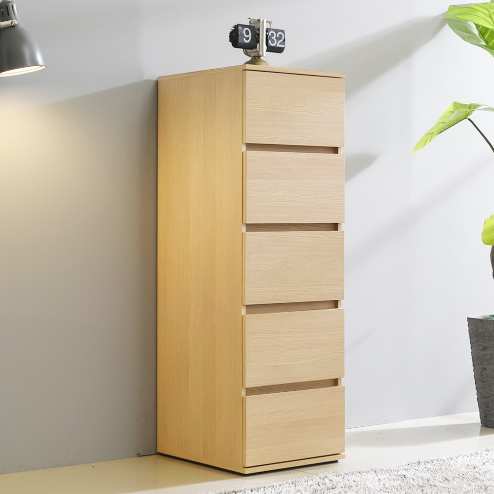 브랜디하우스 광폭 데일리 5단 서랍장 400, 오크 135,000원