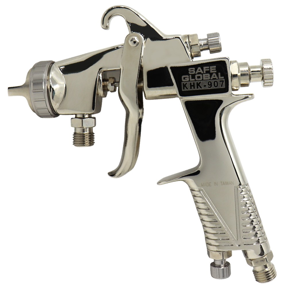 SAFE GLOBAL K-907 고급형 도장용 에어 스프레이건 대만제 자동차 보수 및 목재 도장용, 1개 140,000원