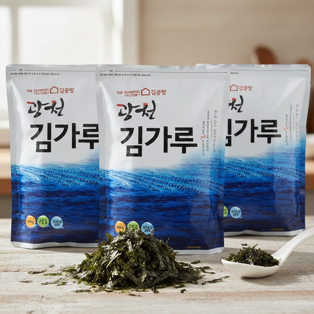 광천김공장 김가루 가루김 400g, 400g, 3개 33,500원