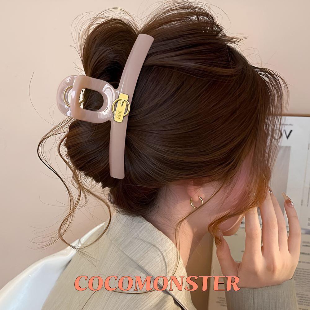COCOMONSTER 프리미엄 대형 골드 포인트 올림머리 헤어 집게핀 13cm 18,900원