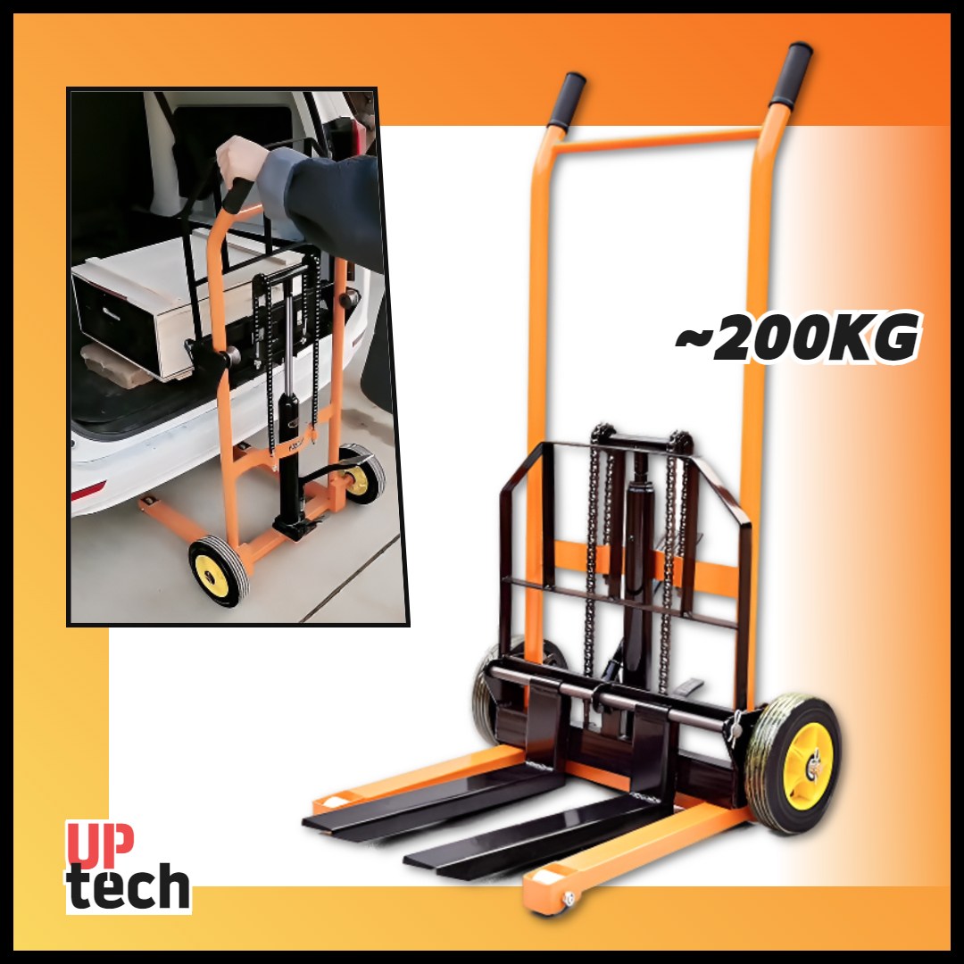 [업테크] 간편한 소형 지게차 짐 운반 포크 리프트 유압 스태커 핸드 파레트 스테커 214,240원