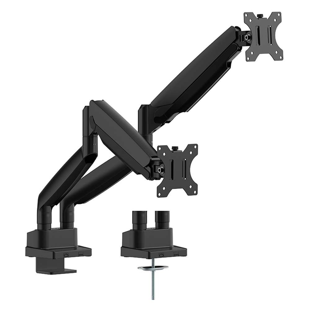 카멜마운트 슬림형 고중량 듀얼 모니터암 473 x 233 x 145 mm MSD1HB, 블랙, 1개 99,000원